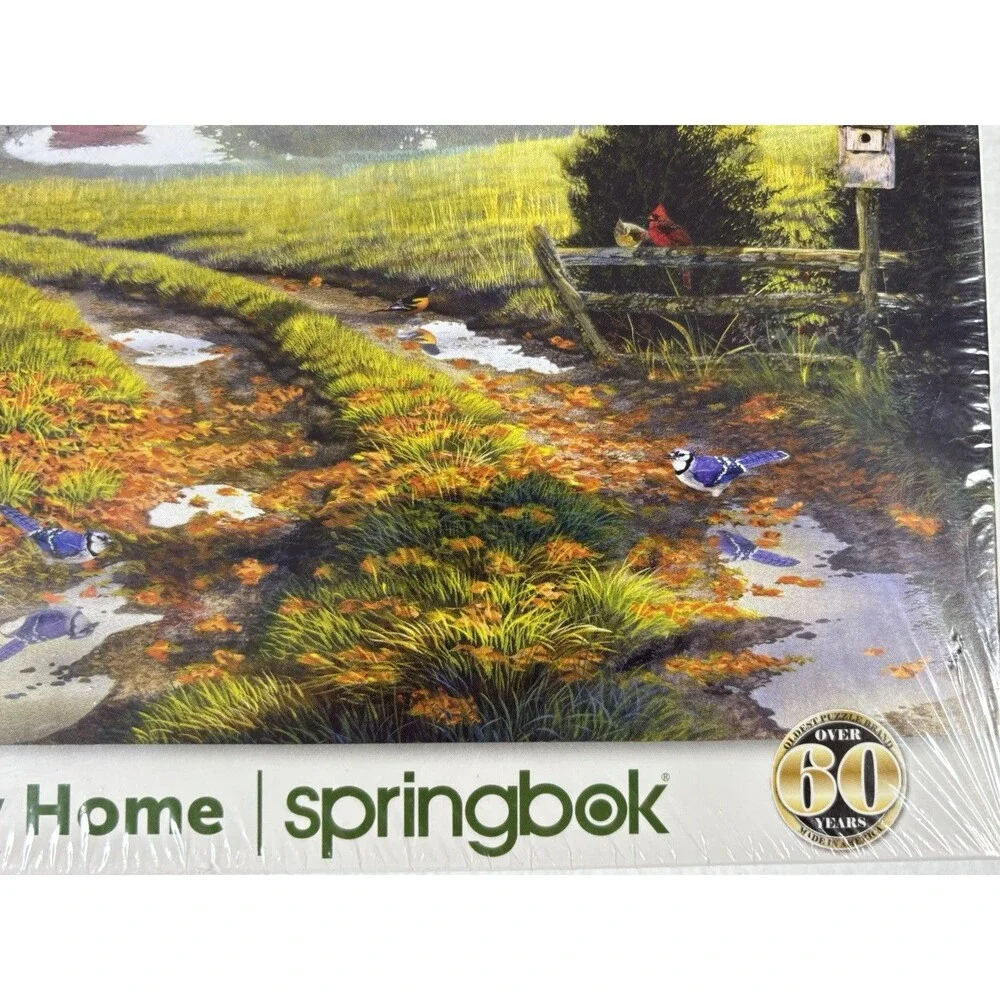 Country Home 1000 Piece Jigsaw Puzzle Springbok - New Sealed - Made In USA